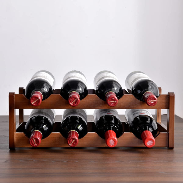 Countertop Multi-Tier Bamboo Wine Rack (3 sizes)