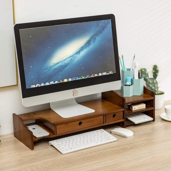 Bamboo Desktop Monitor Stand (2 Styles)