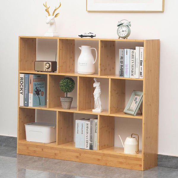 Bamboo Cube Bookshelf / Display shelf