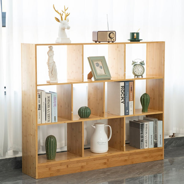 Bamboo Cube Bookshelf / Display shelf