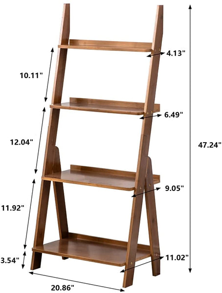梯形书架/花架（2种尺寸，胡桃木色或原木色） 